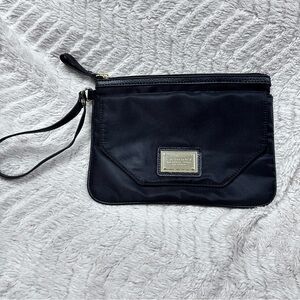Laundry by Shelli Segal Black Nylon Wristlet, Cardholder Excellent Condition
